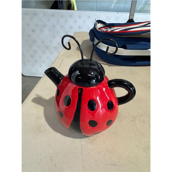 Ladybug tea pot