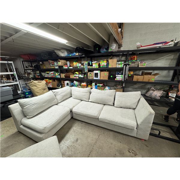 Sectional needs a cleaning