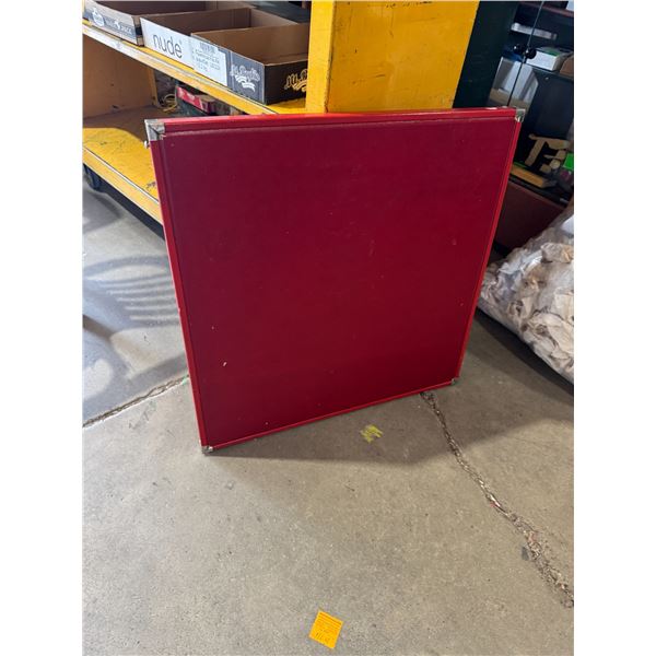 Folding card table