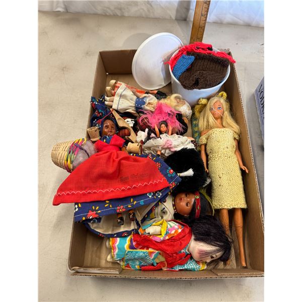 Dolls and clothing