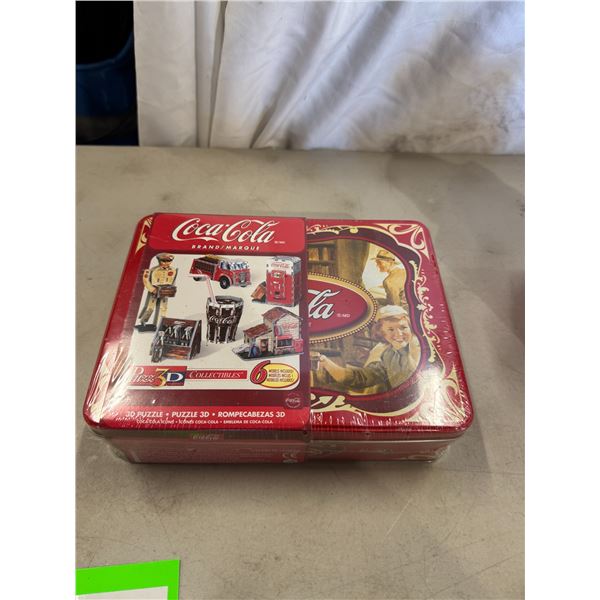 Coca-Cola new sealed 3-D puzzle