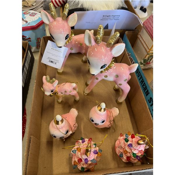 Pink Christmas decor