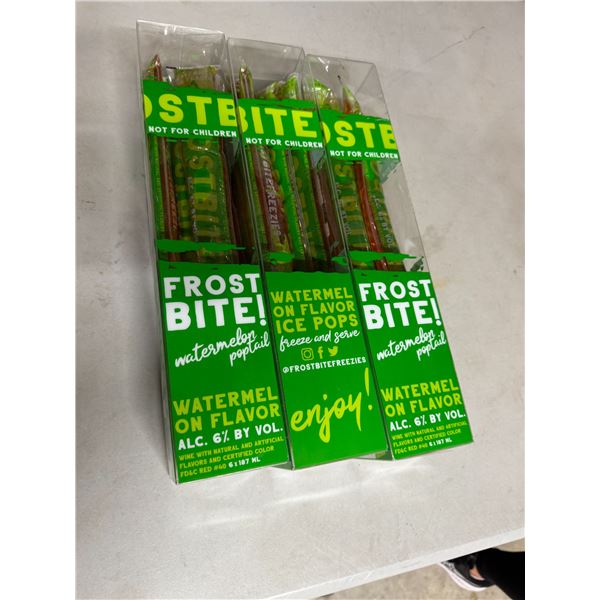 Frostbite watermelon flavored ice pop