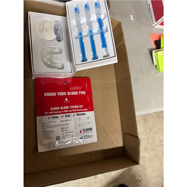 Teeth whitening items and other