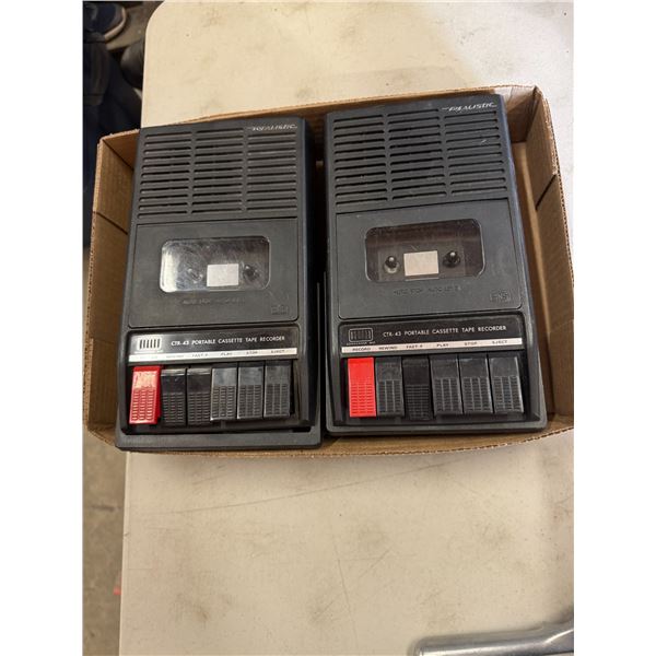 Realistic, cassette tape recorder, CTR – 43