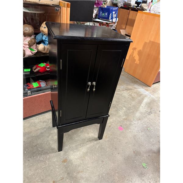 Jewelry cabinet stand
