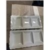 Image 1 : Cutting board and serving dishes