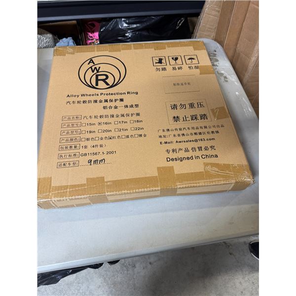 Alloy wheel protection rings 16 inch