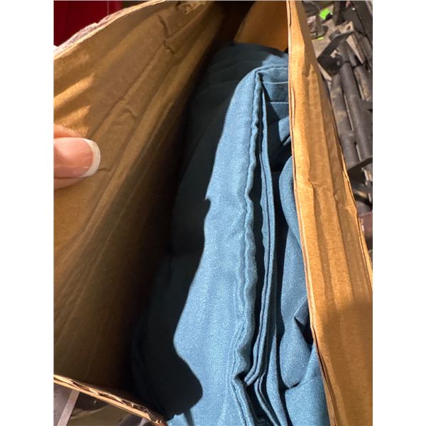 New teal twin sheet set
