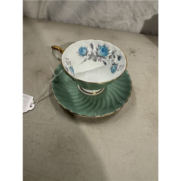 Aynsley swirl cup and saucer