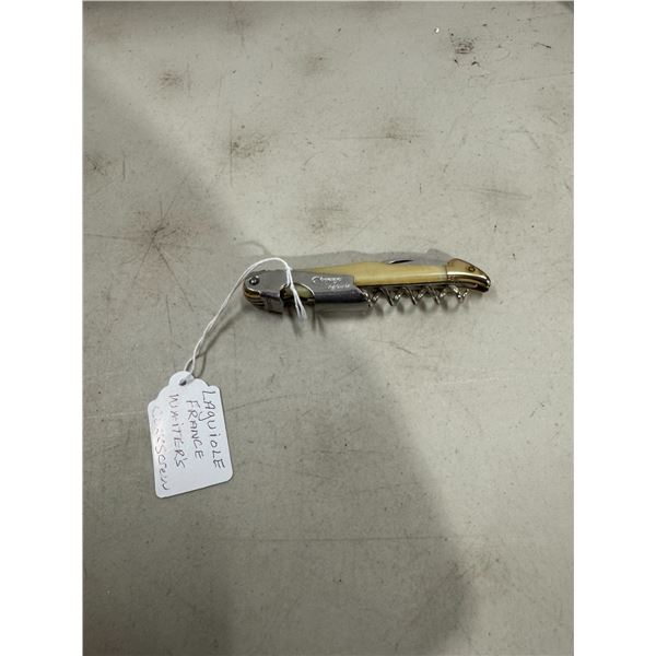 Laguiolle France, waiters corkscrew