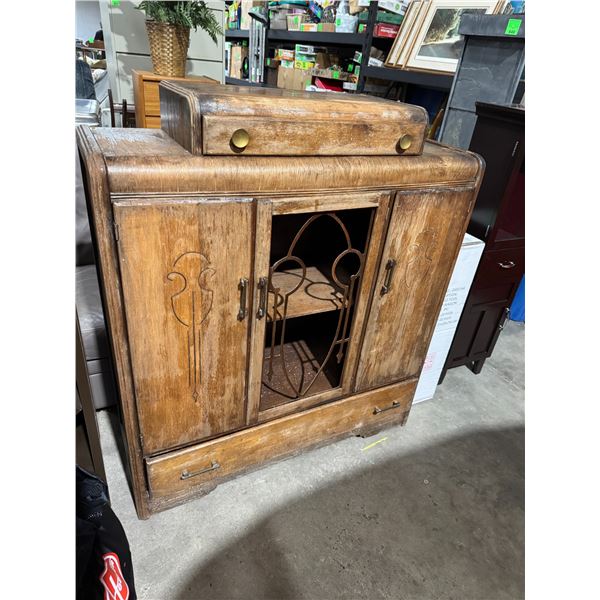 Antique cabinet refinishing