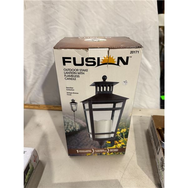 Fusion outdoor stake lantern