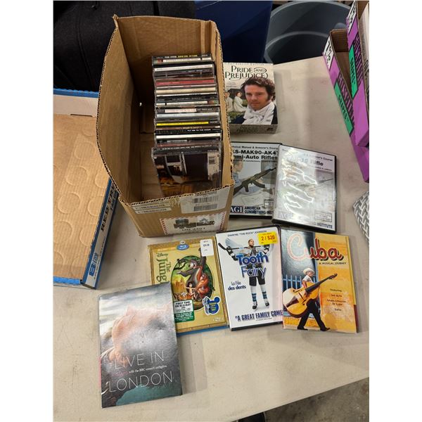 CDs  and DVDs