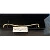 Image 1 : 14K gold plated cuban link 7.5" long bracelet