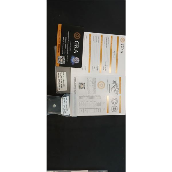 1.0ct Moissanite lab diamond