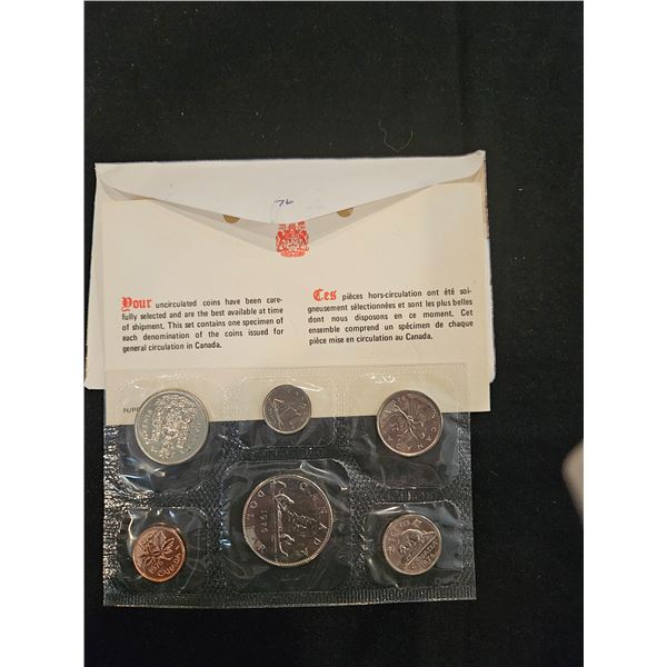 1976 Uncirculated Canadian coin set