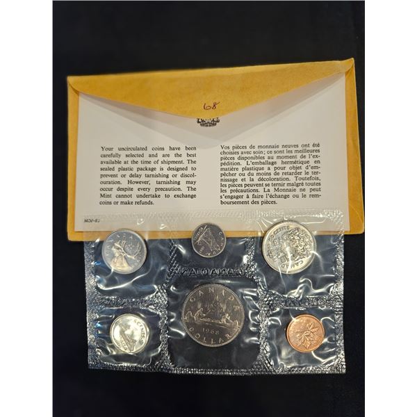 1968 Uncirculated Canadian coin set