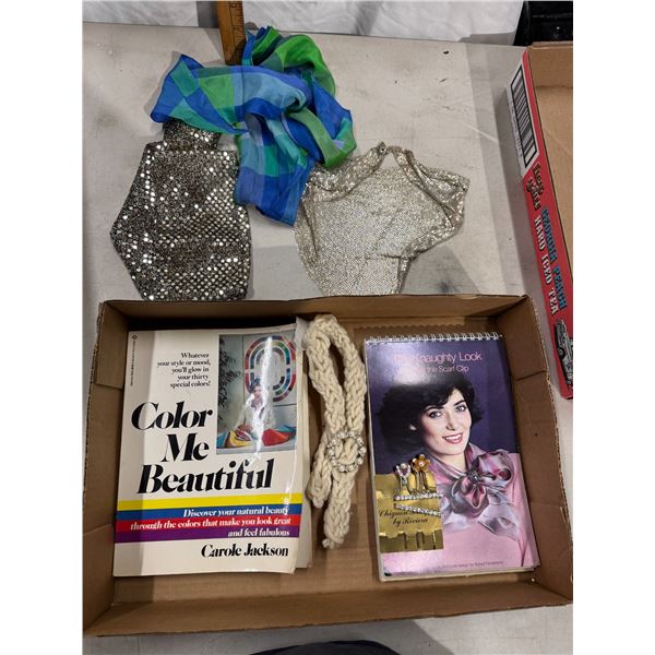 Hairpins by Riviera scarves and other items