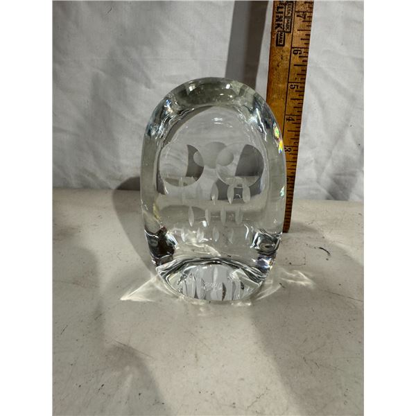 Spode Germany and cut led crystal Owl