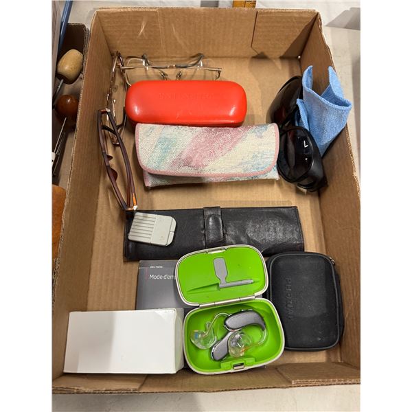 Glasses and hearing aids