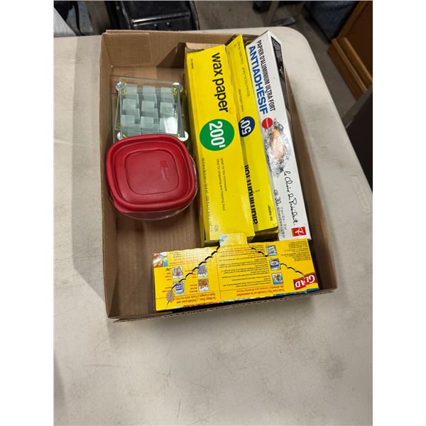 Aluminum paper and other kitchen items