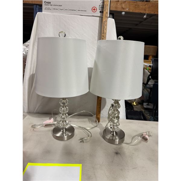 Pair of lamps