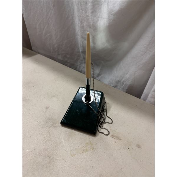 Scripto vintage pen and holder