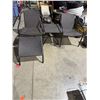 Image 1 : Patio chairs, side table, and ottoman