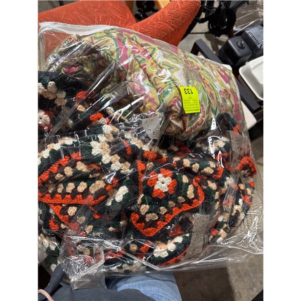 Handcrafted blanket, and other comforter