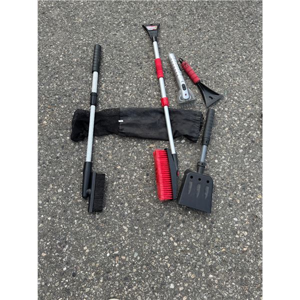Snow brushes, and other car related items