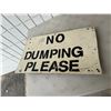 Image 1 : No dumping, please sign