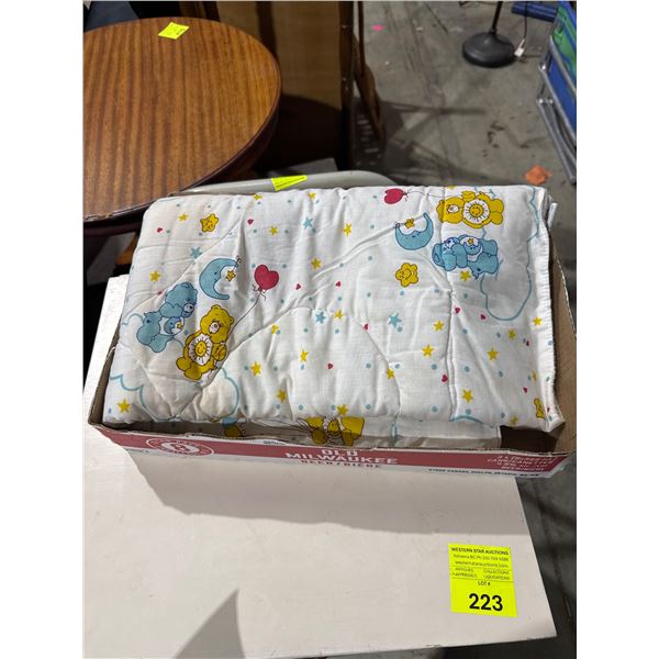 Vintage carebear blanket