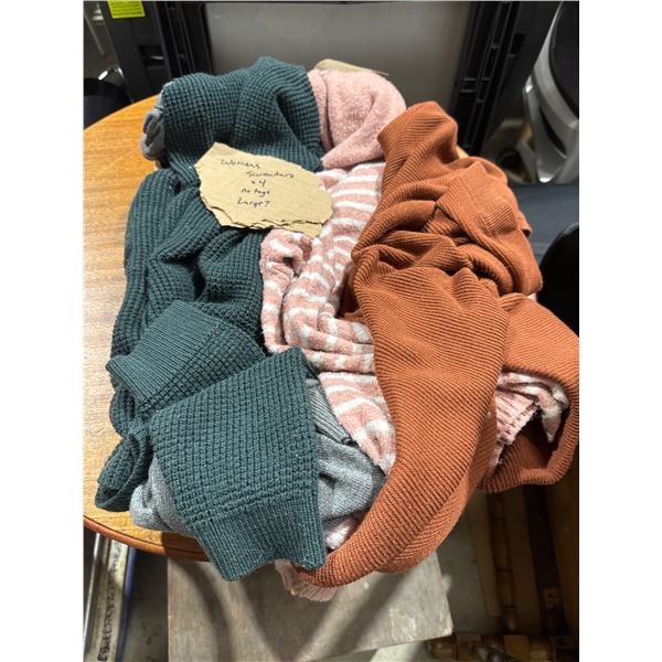 Women's sweaters size large?