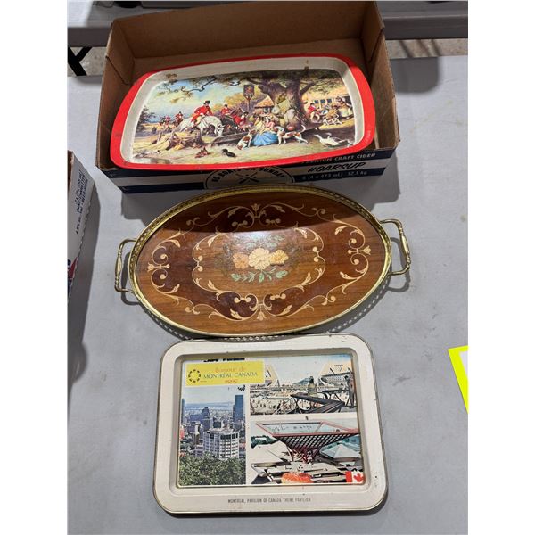 Vintage trays