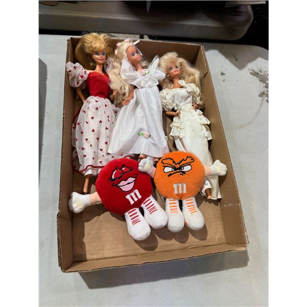 Barbies & M&M  collectibles