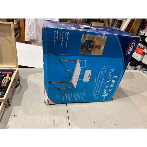 Bathtub transfer bench