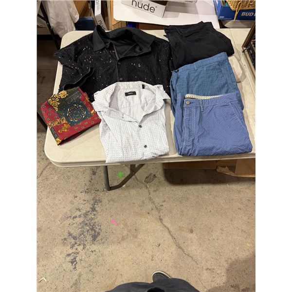 Size 34 shorts, pants and other clothing