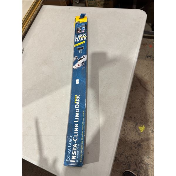 Instant cling limo extra dark window film