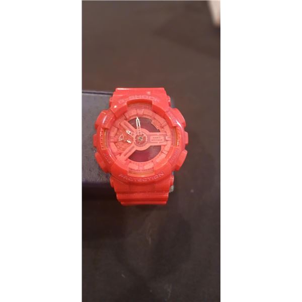 Pink Casio G-Shock watch