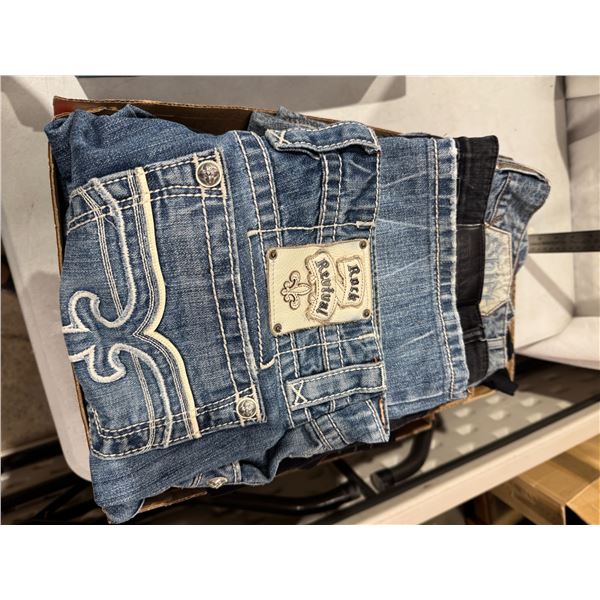 Jeans size 33 and 34