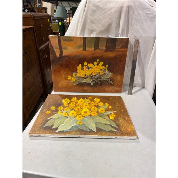 2  Phyllis Jensen artwork original oil paintings