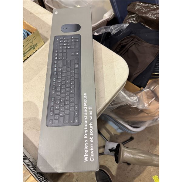 Wireless keyboard and mouse