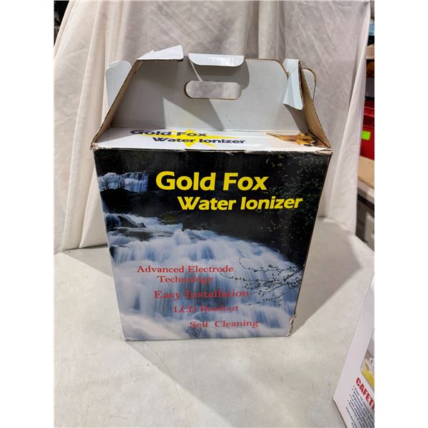 Gold fox water ionizer