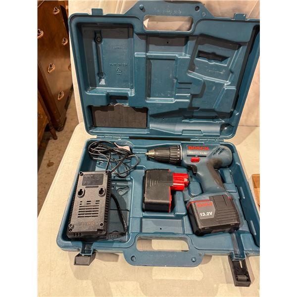 Bosch drill charger and batteries