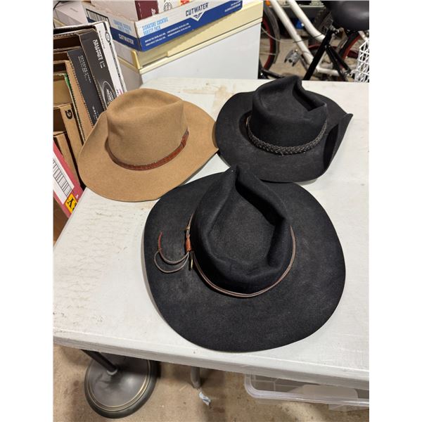 3 Australian hats