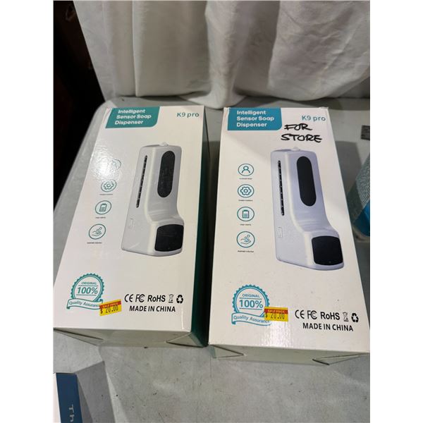 Intelligent soap dispensers