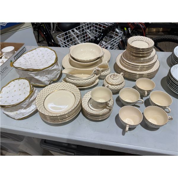 John Maddock and Sons made in England Royal ivory dishes