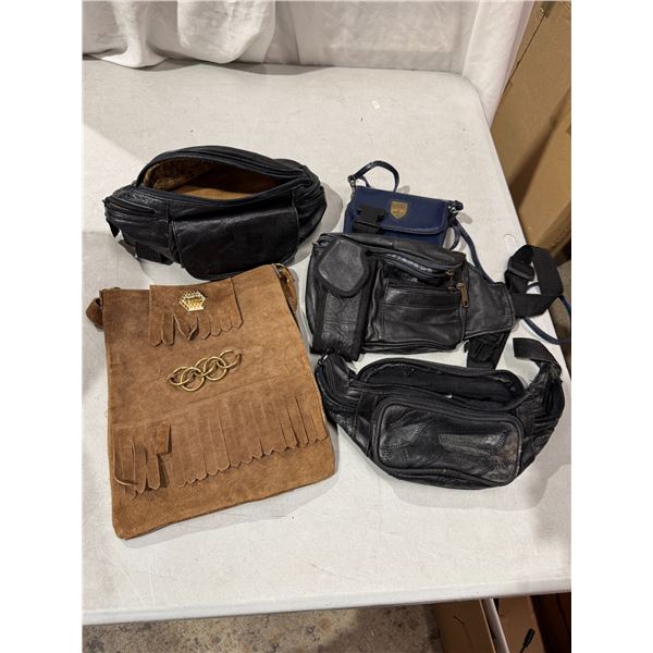 Fanny packs, and purses