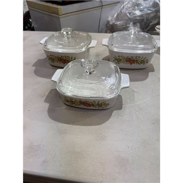Pyrex baking dishes